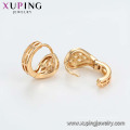 96525 xuping simples nouveaux modèles top vente modèle boucles d&#39;oreilles avec plaqué or 18 carats